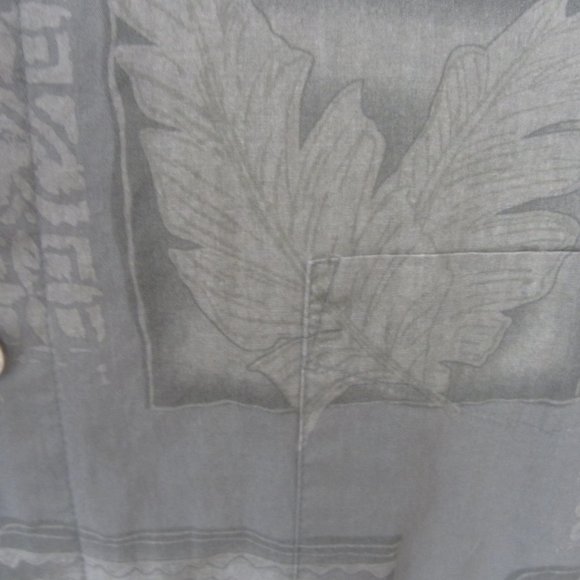 Batik Bay Men Hawaiian camp shirt p2p 27" 2XL aloha luau tropical cotton green - Picture 7 of 9